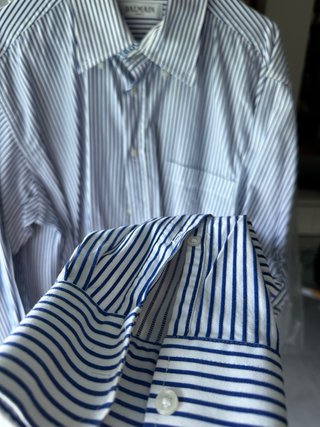 Camicia Balmain a righe XL