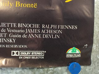 Póster Cumbres Borrascosas - Juliette Binoche