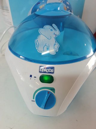 Humidificador Chicco Ultrasónico Globo Azul/Blanco