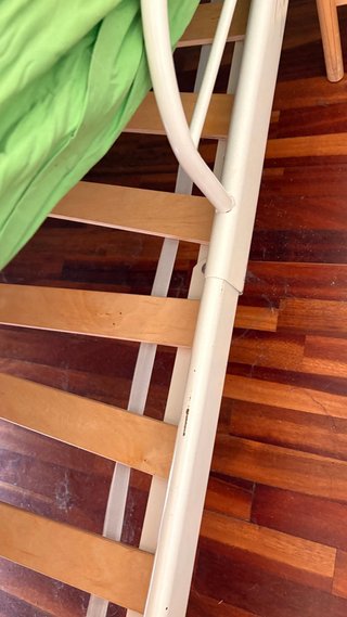 Cama extensible infantil blanca