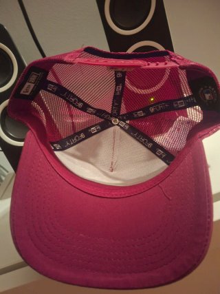 Gorra New Era LA 9FORTY Ajustable Morada Dorada