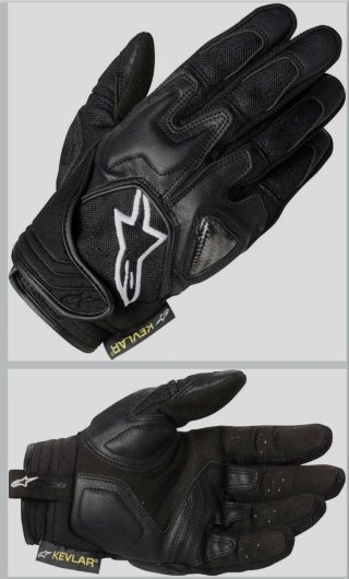 Guantes Moto Alpinestars Kevlar Negros