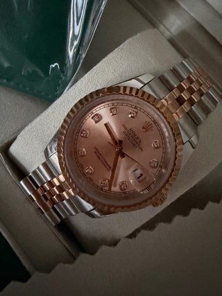 Reloj Mujer plateado y oro Rosa.