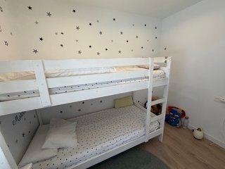 Litera de madera blanca Ikea