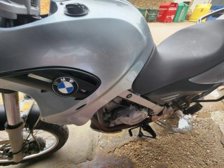 Moto BMW Adventure Plata/Negra