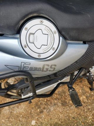 Moto BMW Adventure Plata/Negra