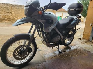 Moto BMW Adventure Plata/Negra