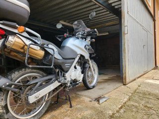 Moto BMW Adventure Plata/Negra