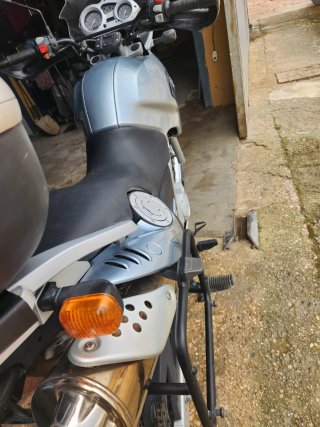 Moto BMW Adventure Plata/Negra
