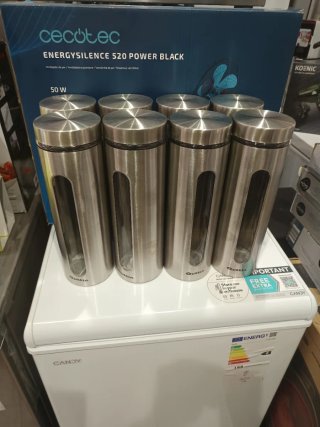 Tubos de cristal con acero inoxidable