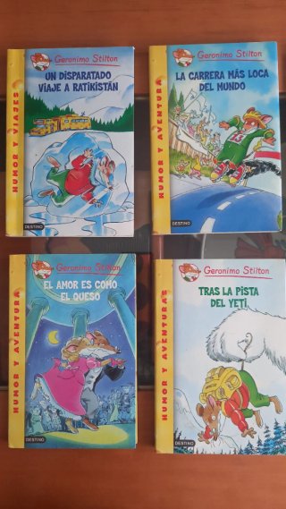 Libros Geronimo Stilton. Colección Humor y Viajes