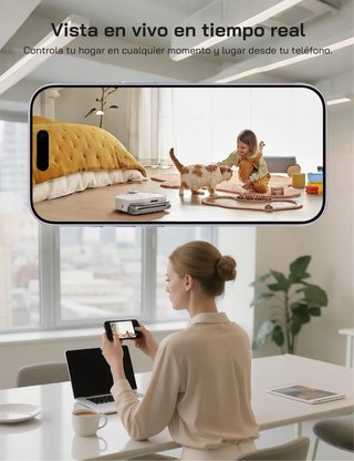 Cámara de seguridad Wi-Fi con visión nocturna 4uds