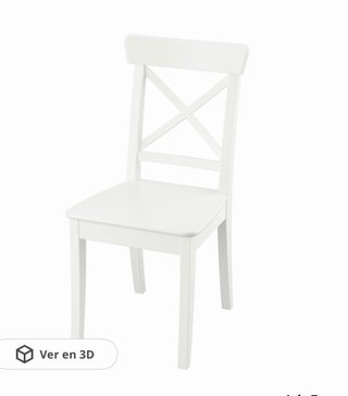 Sillas comedor blancas de madera