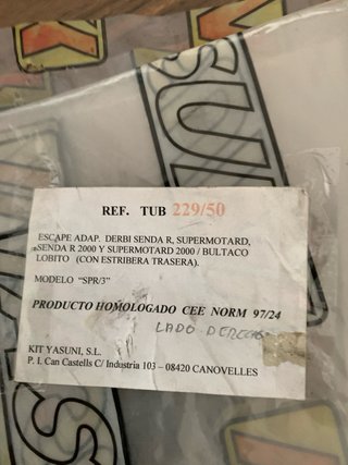 Escape Yasuni SPR/3 Derbi Senda R/2000