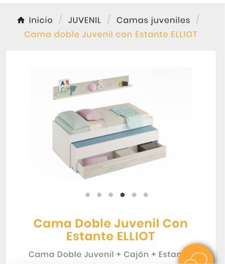 Cama nido con cajon