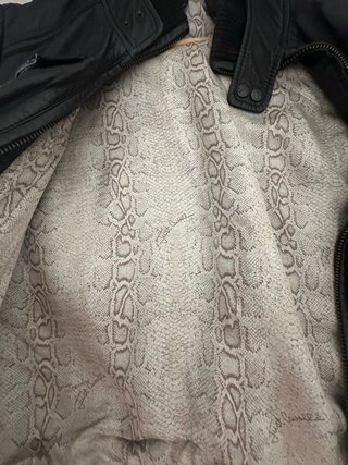 Chaqueta bomber cuero Roberto Cavalli