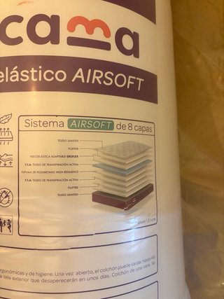 Colchón Todocama Viscoelástico 105x200cm