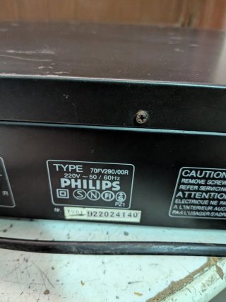 Equalizzatore Philips EQ 290 Vintage Grafico 2x10