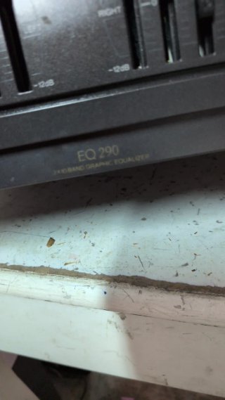 Equalizzatore Philips EQ 290 Vintage Grafico 2x10