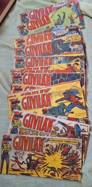 Colección El Gavilán, 25 cuadernillos. Reedición.