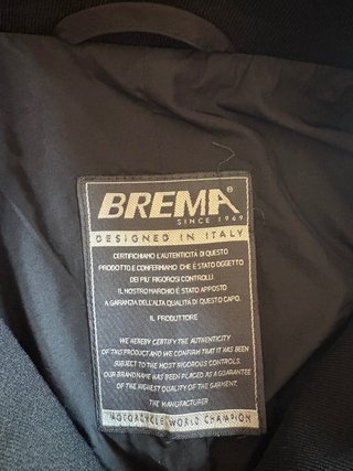 Giacca termica da donna firmata Brema nera tg 44