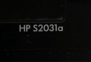 Monitor HP S2031a Negro