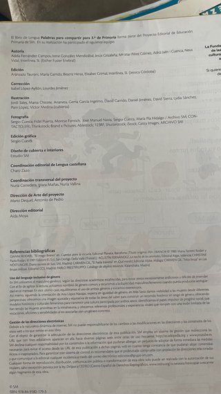 Lengua, 3 Primaria palabras para compartir