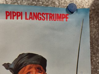 Póster Original Pippi Calzaslargas 1975