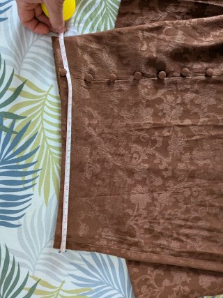 Falda midi marrón Stradivarius Talla S