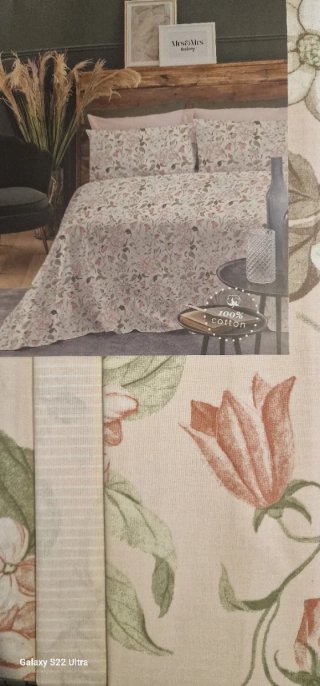 Lenzuola Rosa con Fiori