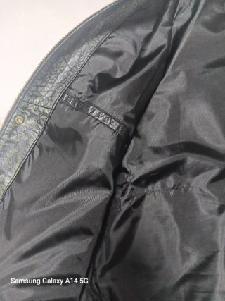 Chaleco Rocker Biker Negro Verde