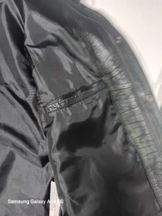 Chaleco Rocker Biker Negro Verde