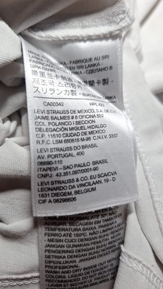 T-shirt Levi's bianca taglia S