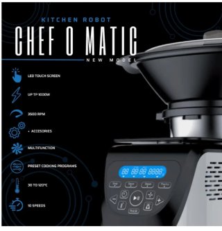 Robot Cocina CHEF O MATIC Multifunción