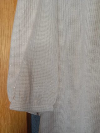 Blusón beige manga corta