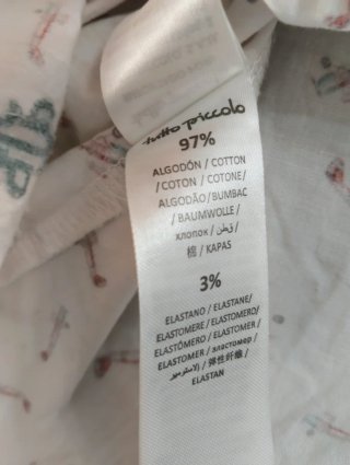 Camisa niño Tutto Piccolo Talla 10 cmo nueva avión