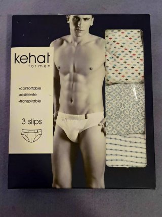 Pack 3 Slips Hombre Kehat.Talla XXL.
