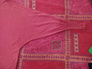Jersey fino rosa talla L