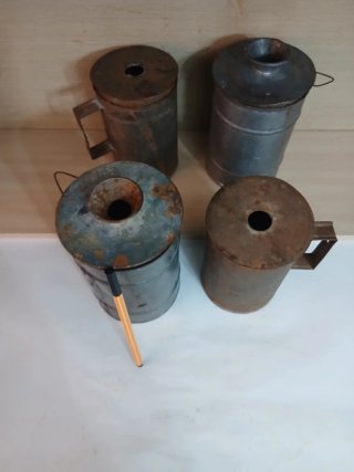 REBAJADO.Lote antigüedades hojalata
