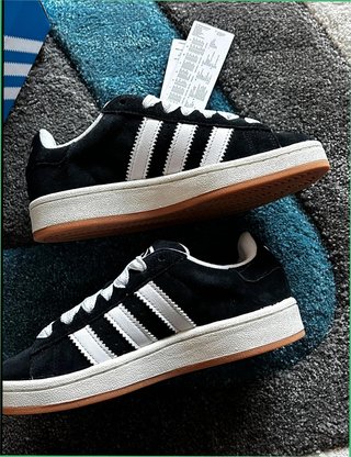Adidas Campus Talla 42.5 Negro/Blanco