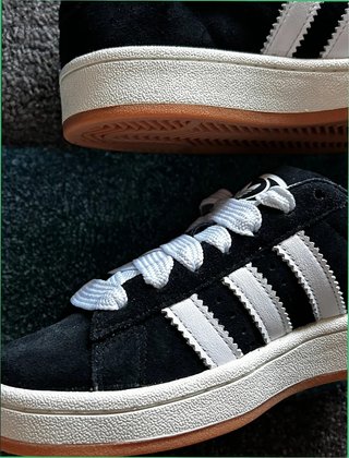 Adidas Campus Talla 42.5 Negro/Blanco