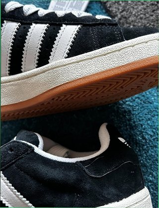 Adidas Campus Talla 42.5 Negro/Blanco