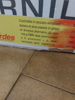 Fornelletto Elettrico 2 Piastre In Ghisa Acciacio