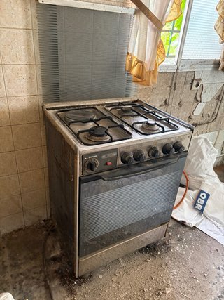 Cocina de gas con horno