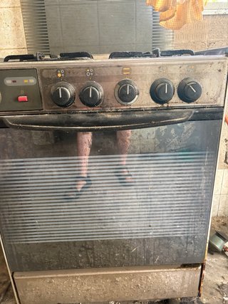 Cocina de gas con horno