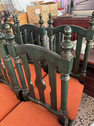 Sillas de pino macizo (4 unidades)