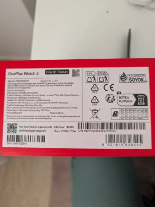 OnePlus Watch 3 verde (como nuevo) + correa extra