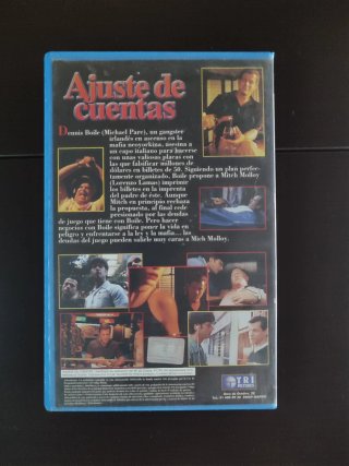 Ajuste de Cuentas VHS Edición Videoclub