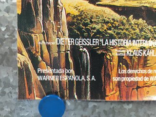 LA HISTORIA INTERMINABLE II - POSTER ORIGINAL 199O