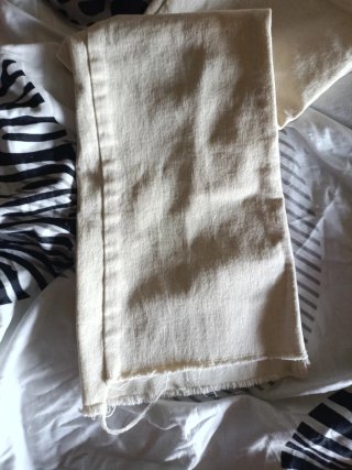 Pantalón beige flare